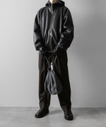 画像をギャラリービューアに読み込む, ssstein(シュタイン)のLEATHER HOODED SHORT JACKET - BLACKの公式通販サイトsession福岡セレクトショップ
