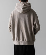 画像をギャラリービューアに読み込む, VEIN ヴェインのCO SWEAT DISTRESSED ZIP UP HOODIE - X.GRAYの公式通販サイトsession福岡セレクトショップ
