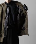 画像をギャラリービューアに読み込む, ssstein(シュタイン)のWINDPROOF NYLON OVERSIZED FLIGHT JACKET - MILITARY KHAKIの公式通販サイトsession福岡セレクトショップ
