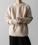 画像をギャラリービューアに読み込む, VEIN ヴェインのSHAGGY KNIT CREWNECK PULLOVER - OFF WHITEの公式通販サイトsession福岡セレクトショップ
