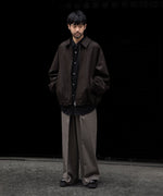 画像をギャラリービューアに読み込む, ssstein(シュタイン)のMELTON OVERSIZED ZIP JACKET - GREY BROWNの公式通販サイトsession福岡セレクトショップ
