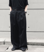 画像をギャラリービューアに読み込む, 【ssstein】 LONG WIDE TROUSERS - BLACK
