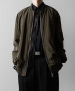 画像をギャラリービューアに読み込む, ssstein(シュタイン)のWINDPROOF NYLON OVERSIZED FLIGHT JACKET - MILITARY KHAKIの公式通販サイトsession福岡セレクトショップ
