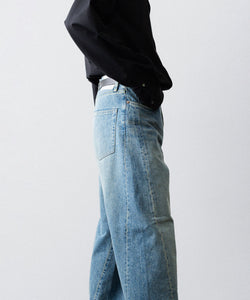 ssstein / シュタイン】TWIST CUT DENIM JEANS - INDIGO | 公式通販