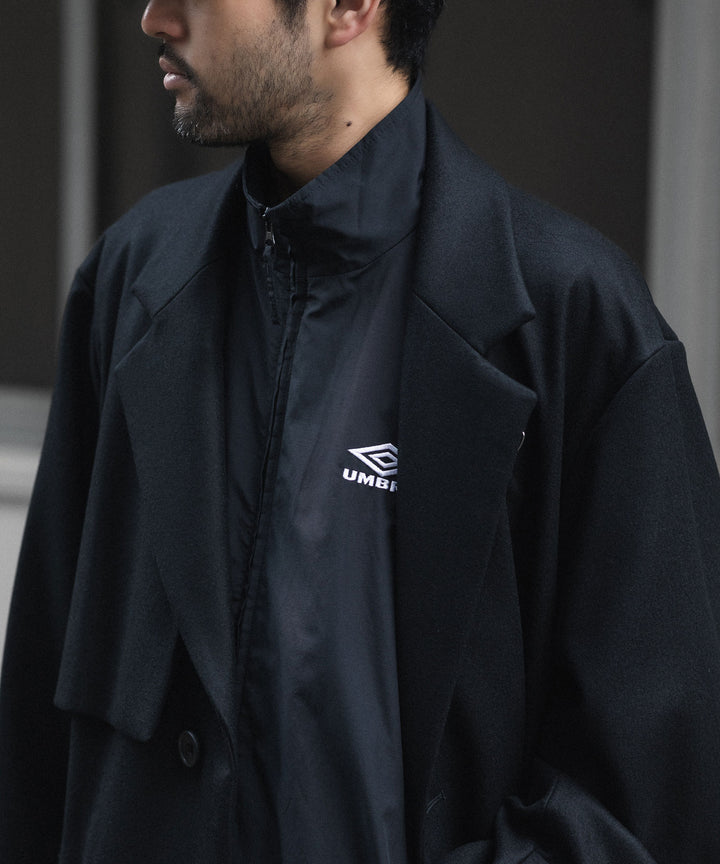 【ssstein × UMBRO】CO/NY POPLIN TRACK JACKET - BLACK