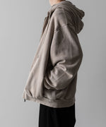 画像をギャラリービューアに読み込む, VEIN ヴェインのCO SWEAT DISTRESSED ZIP UP HOODIE - X.GRAYの公式通販サイトsession福岡セレクトショップ
