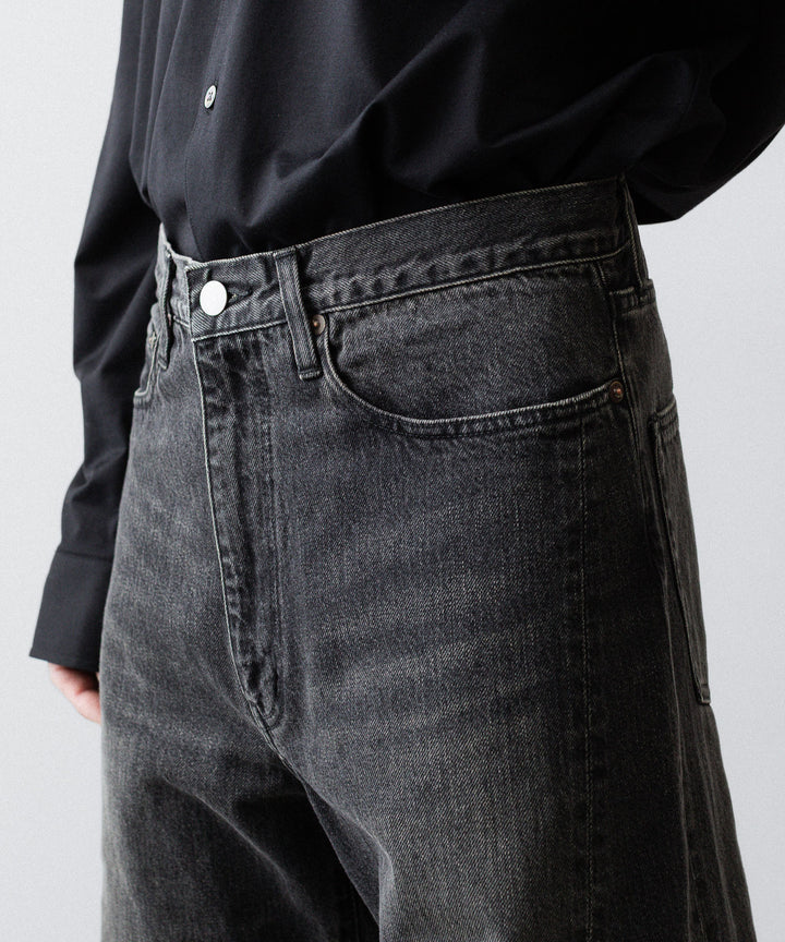 ssstein(シュタイン)のTWIST CUT DENIM JEANS - BLACKの公式通販サイトsession福岡セレクトショップ