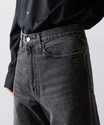 画像をギャラリービューアに読み込む, ssstein(シュタイン)のTWIST CUT DENIM JEANS - BLACKの公式通販サイトsession福岡セレクトショップ
