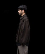 画像をギャラリービューアに読み込む, ssstein(シュタイン)のMELTON OVERSIZED ZIP JACKET - GREY BROWNの公式通販サイトsession福岡セレクトショップ
