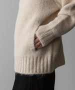 画像をギャラリービューアに読み込む, VEIN ヴェインのSHAGGY KNIT DRIVERS JACKET - OFF WHITEの公式通販サイトsession福岡セレクトショップ
