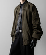 画像をギャラリービューアに読み込む, ssstein(シュタイン)のWINDPROOF NYLON OVERSIZED FLIGHT JACKET - MILITARY KHAKIの公式通販サイトsession福岡セレクトショップ
