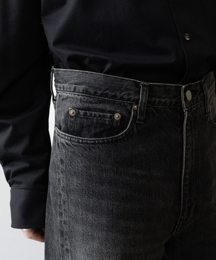 ssstein(シュタイン)のTWIST CUT DENIM JEANS - BLACKの公式通販サイトsession福岡セレクトショップ