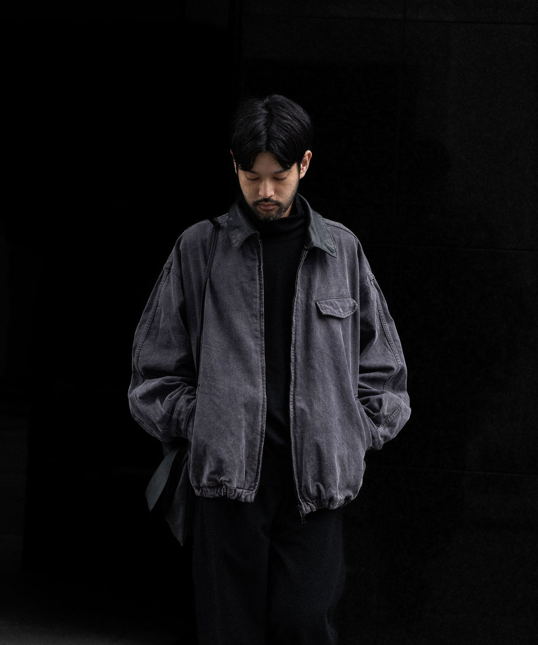 ssstein(シュタイン)のSULFUR DYED WHIP CORD VINTAGE ZIP JACKET - BLACKの公式通販サイトsession福岡セレクトショップ