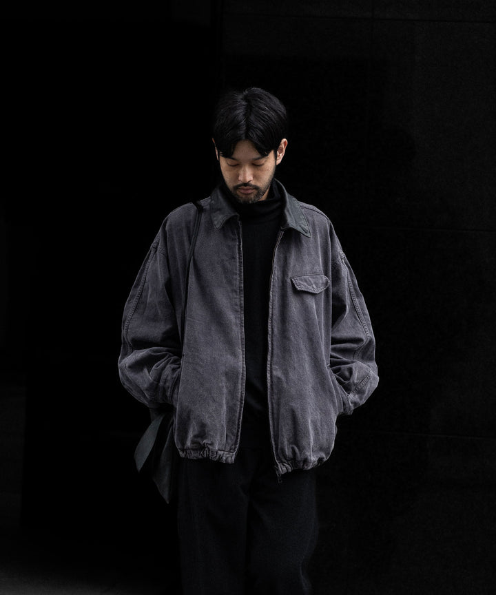 ssstein(シュタイン)のSULFUR DYED WHIP CORD VINTAGE ZIP JACKET - BLACKの公式通販サイトsession福岡セレクトショップ