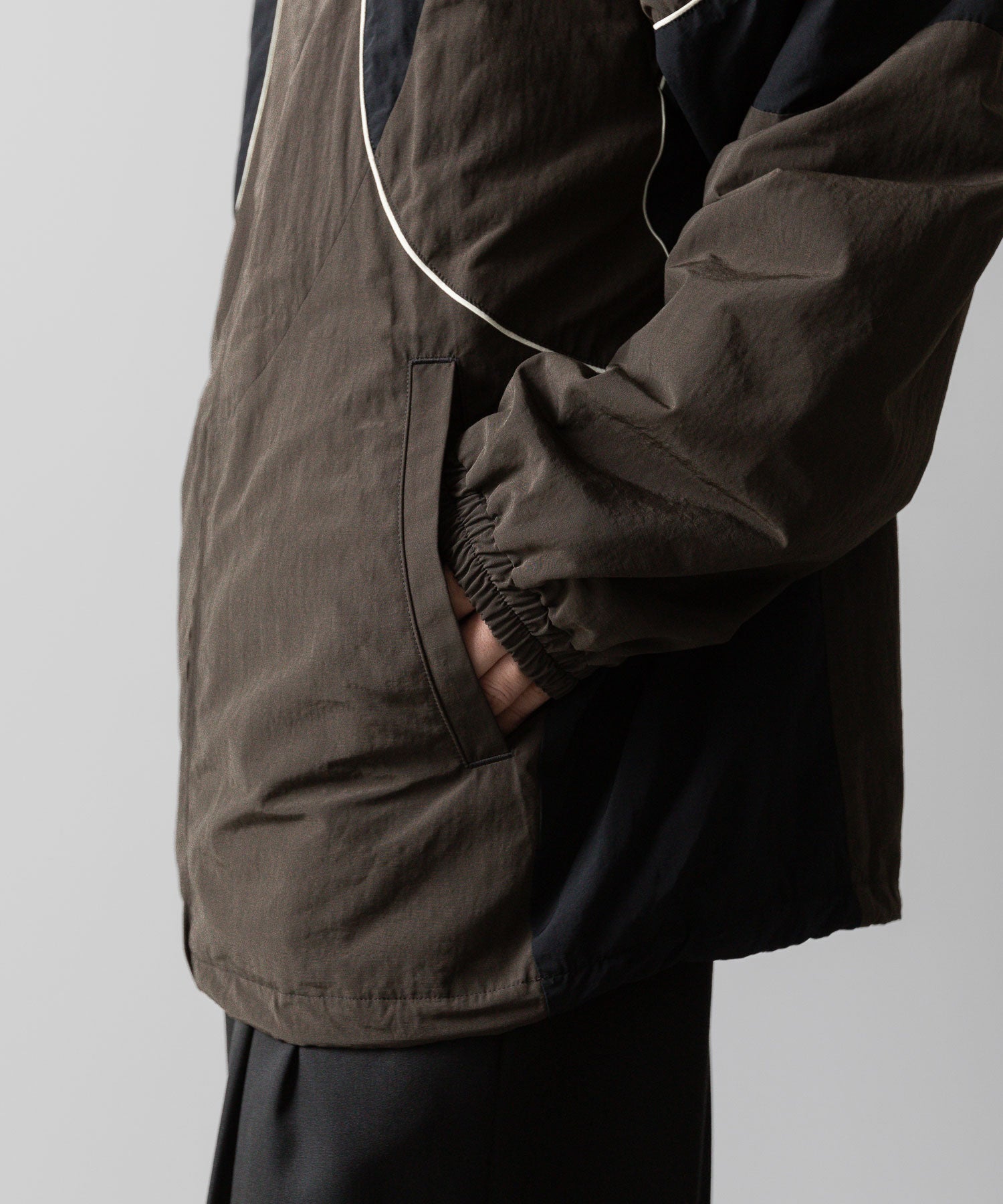 【stein】シュタインのTRAINER'S TRACK JACKET - MILITARY KHAKI 公式通販サイトsession福岡セレクトショップ