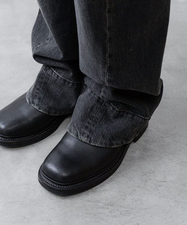 ssstein(シュタイン)のTWIST CUT DENIM JEANS - BLACKの公式通販サイトsession福岡セレクトショップ