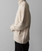 画像をギャラリービューアに読み込む, VEIN ヴェインのSHAGGY KNIT DRIVERS JACKET - OFF WHITEの公式通販サイトsession福岡セレクトショップ
