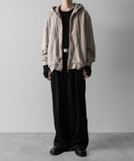 画像をギャラリービューアに読み込む, VEIN ヴェインのCO SWEAT DISTRESSED ZIP UP HOODIE - X.GRAYの公式通販サイトsession福岡セレクトショップ
