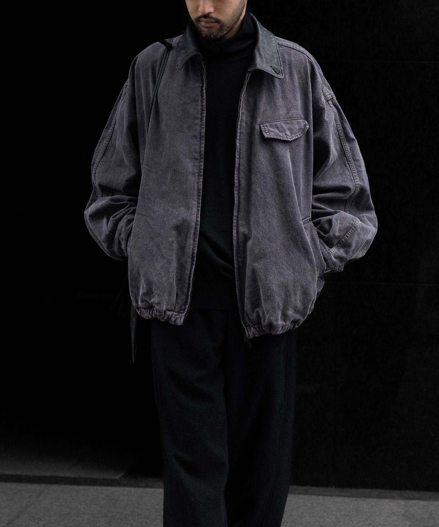 ssstein / シュタイン】SULFUR DYED WHIP CORD VINTAGE ZIP JACKET