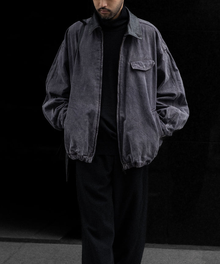 ssstein(シュタイン)のSULFUR DYED WHIP CORD VINTAGE ZIP JACKET - BLACKの公式通販サイトsession福岡セレクトショップ