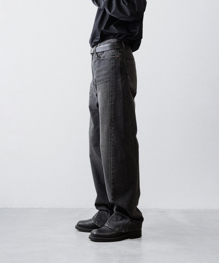 ssstein(シュタイン)のTWIST CUT DENIM JEANS - BLACKの公式通販サイトsession福岡セレクトショップ