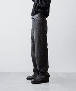 ssstein / シュタイン】TWIST CUT DENIM JEANS - BLACK | 公式通販
