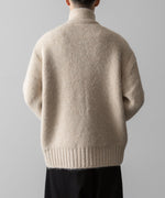 画像をギャラリービューアに読み込む, VEIN ヴェインのSHAGGY KNIT DRIVERS JACKET - OFF WHITEの公式通販サイトsession福岡セレクトショップ
