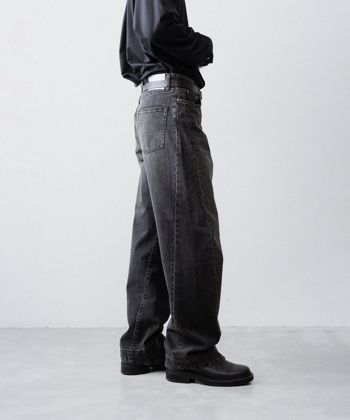 ssstein(シュタイン)のTWIST CUT DENIM JEANS - BLACKの公式通販サイトsession福岡セレクトショップ
