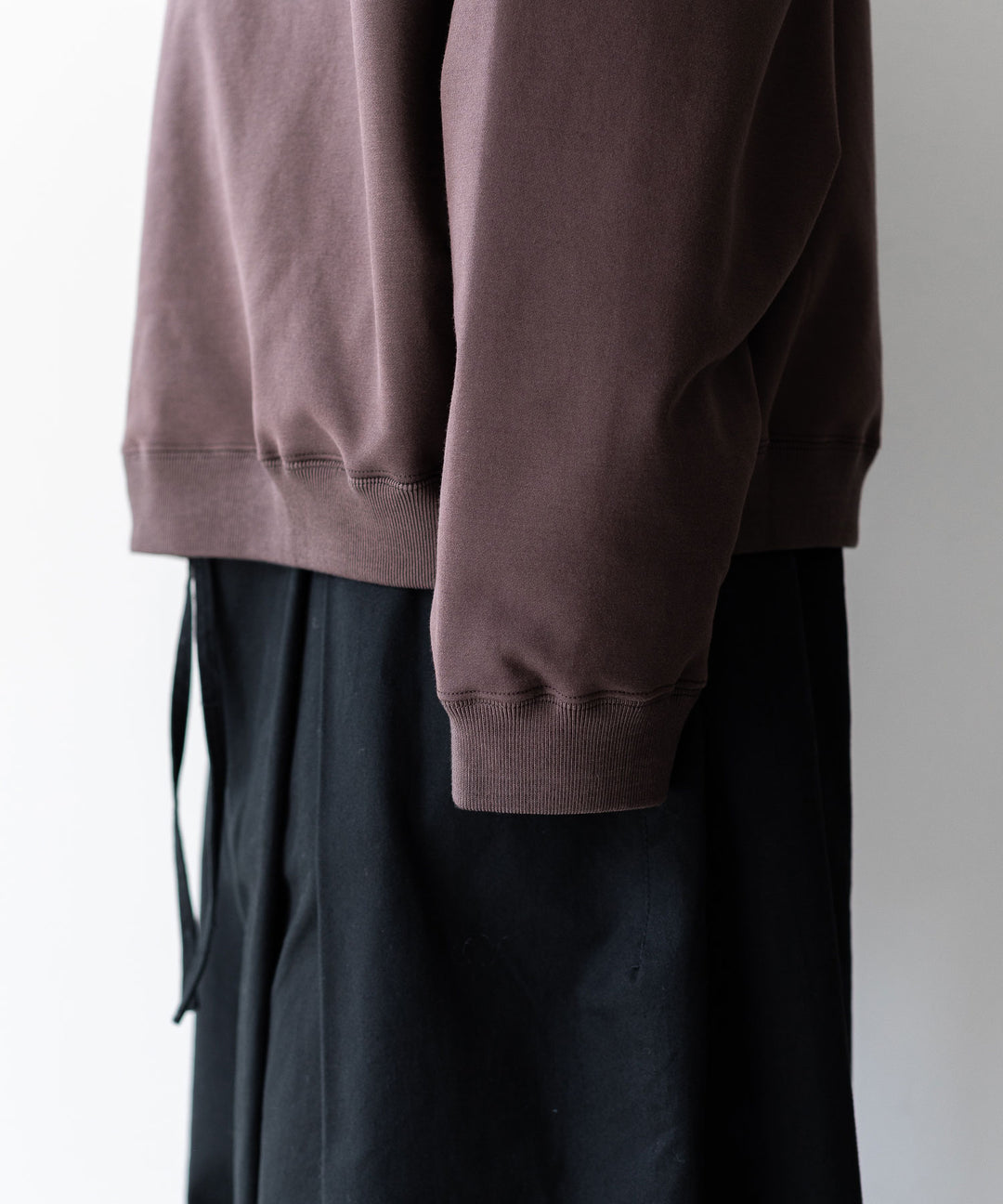 KANEMASA PHIL. カネマサフィル 23AW EXCLUSIVE - 36G SUPER FINE GAUGE HALF ZIP PULLOVER - BROWN sessionセッション福岡セレクトショップ公式通販サイト