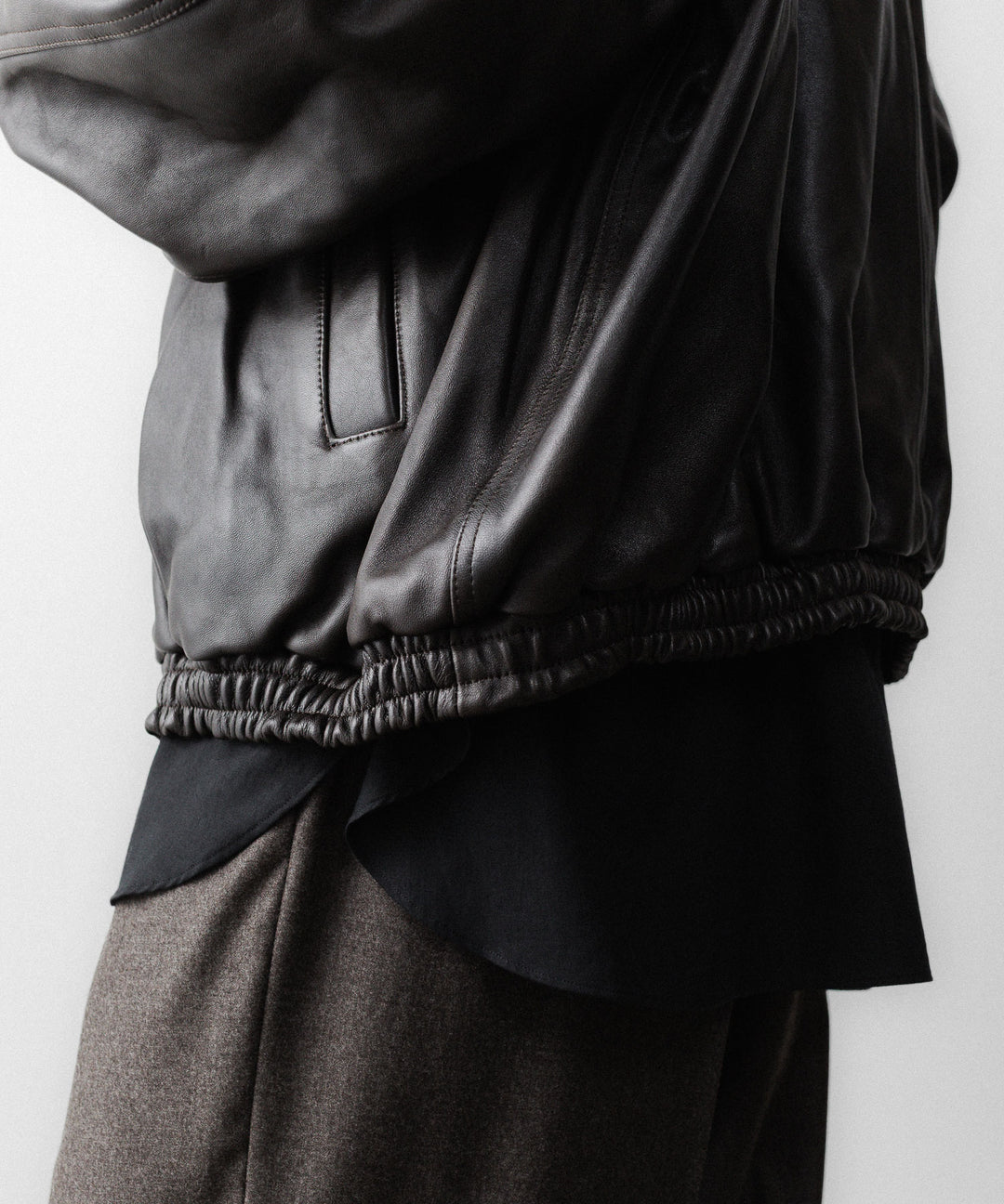 ssstein(シュタイン)のSHEEP LEATHER STAND COLLAR JACKET - VINTAGE BLACKの公式通販サイトsession福岡セレクトショップ