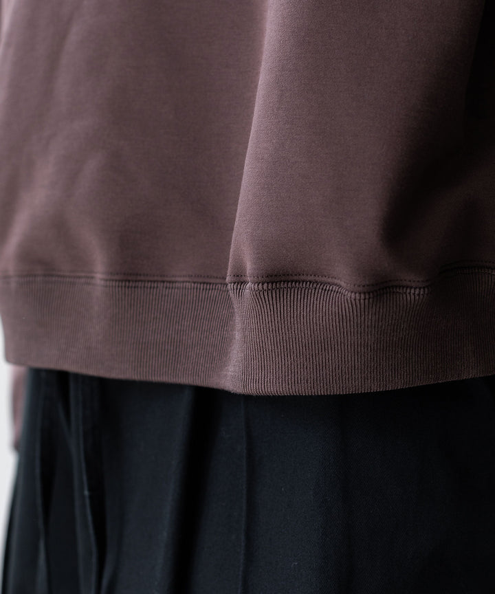 KANEMASA PHIL. カネマサフィル 23AW EXCLUSIVE - 36G SUPER FINE GAUGE HALF ZIP PULLOVER - BROWN sessionセッション福岡セレクトショップ公式通販サイト