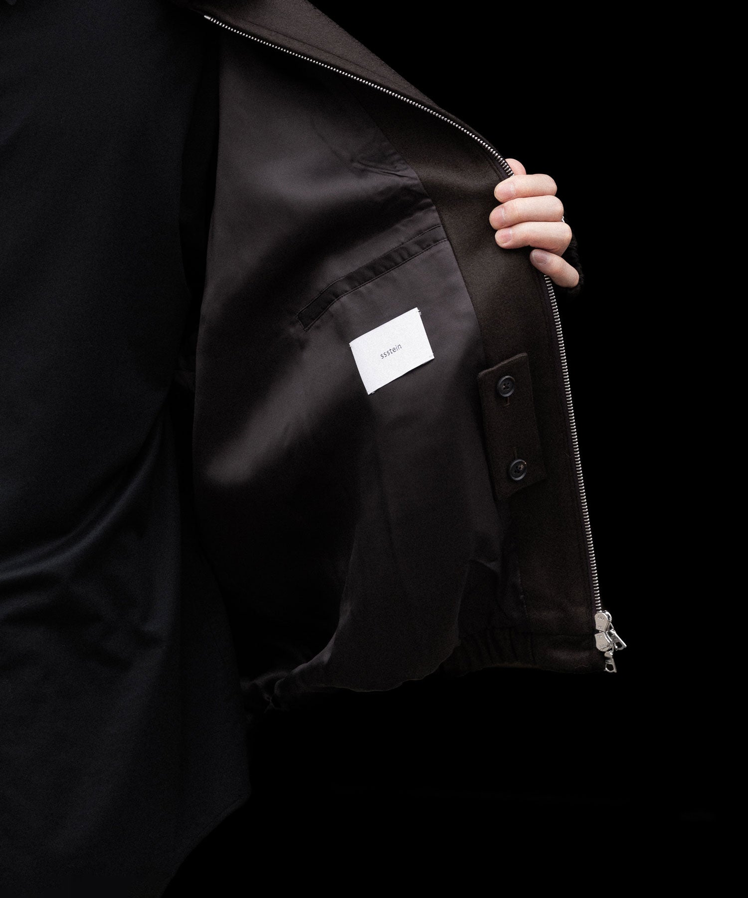 ssstein(シュタイン)のMELTON OVERSIZED ZIP JACKET - GREY BROWNの公式通販サイトsession福岡セレクトショップ