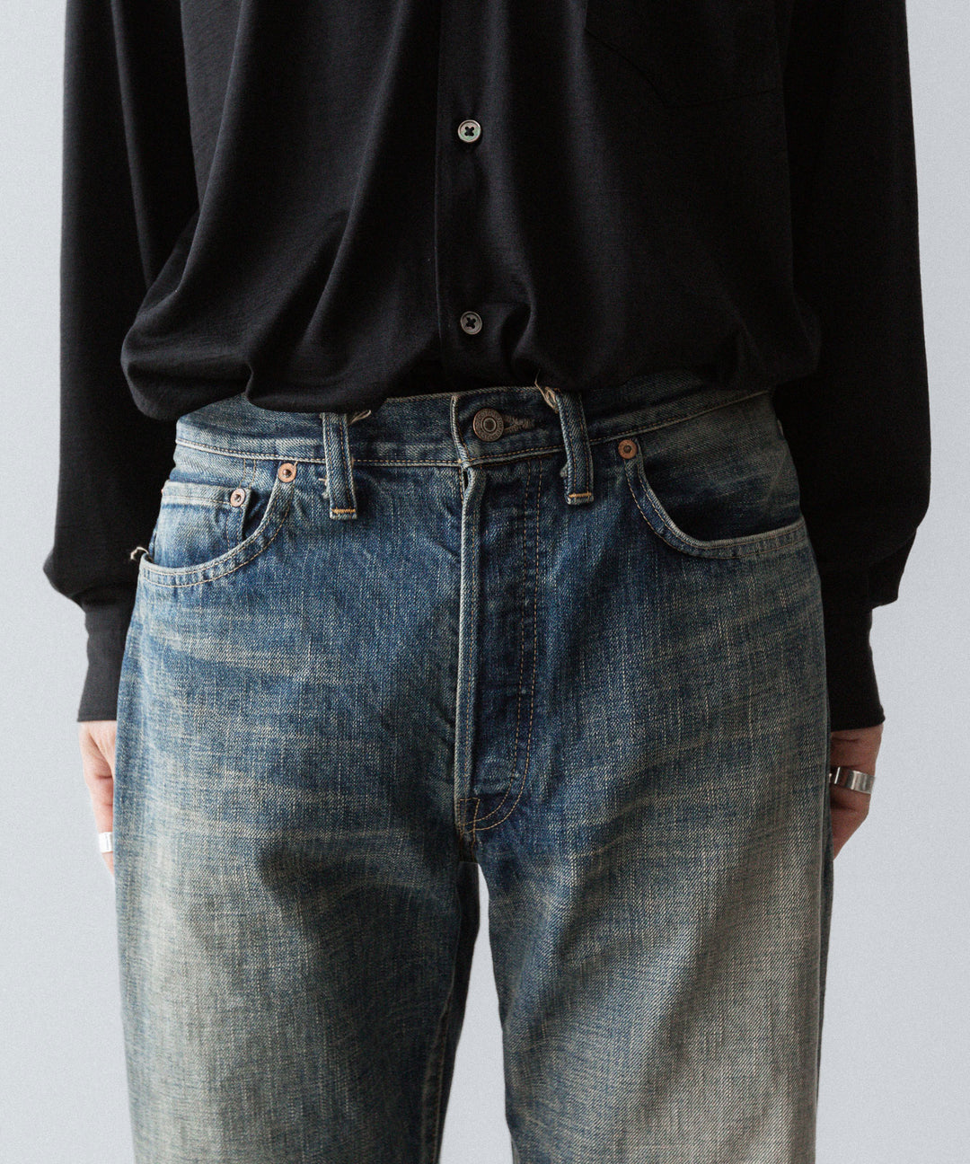 INTÉRIM(インテリム)のCLASSIC VINTAGE "1947XX" SHUTTLE DENIM TROUSERS - C.NAVYの公式通販サイトsession福岡セレクトショップ