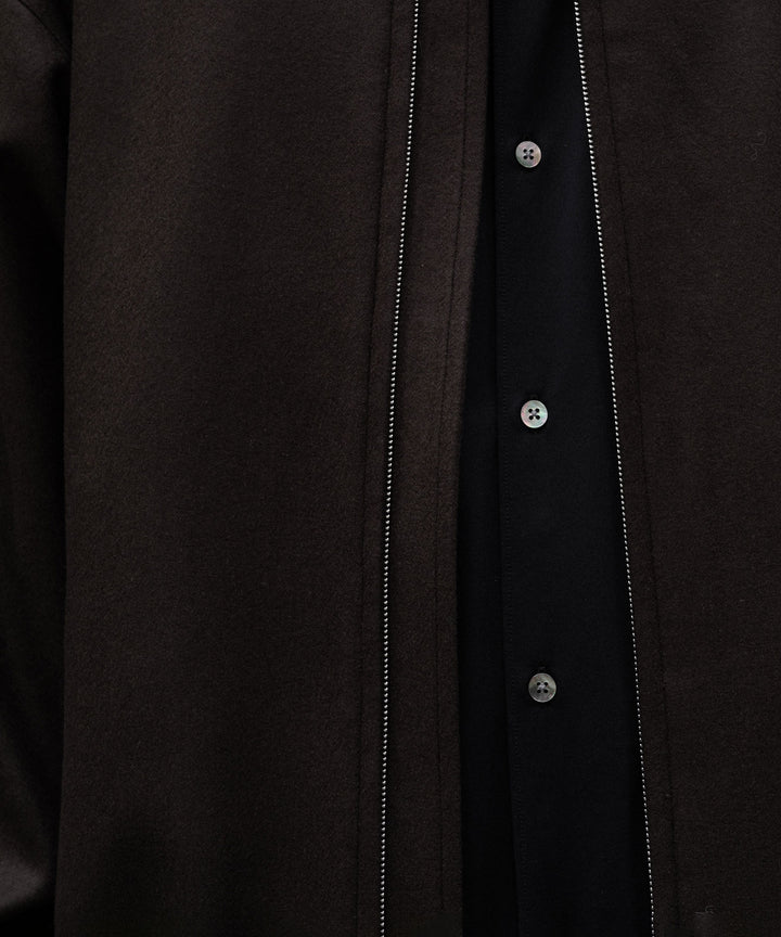 ssstein(シュタイン)のMELTON OVERSIZED ZIP JACKET - GREY BROWNの公式通販サイトsession福岡セレクトショップ