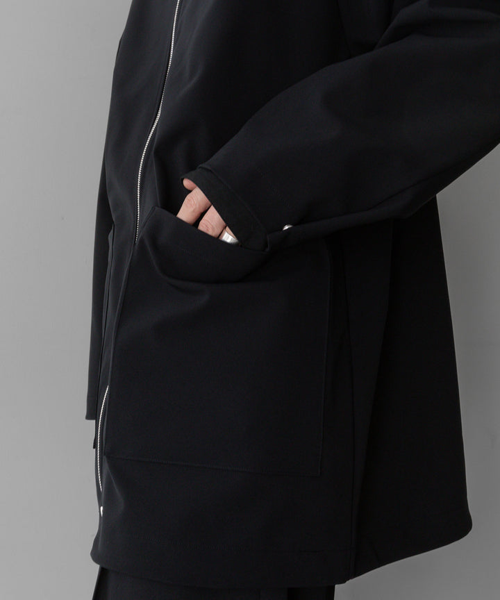 【stein】シュタイン24ss REVERSIBLE HOODED COAT - BLACK sessionセッション福岡セレクトショップ 公式通販サイト 