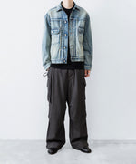 画像をギャラリービューアに読み込む, 【ANTHEM A】PIGMENT AND DYE NO-BRAINER CARGO PANTS - DUSTY BLACK

