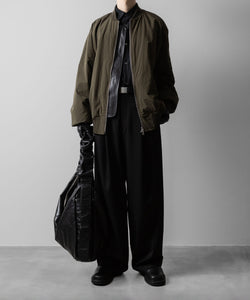 ssstein(シュタイン)のC/SI TWILL OVERSIZED REGULAR COLLAR SHIRT - BLACKの公式通販サイトsession福岡セレクトショップ