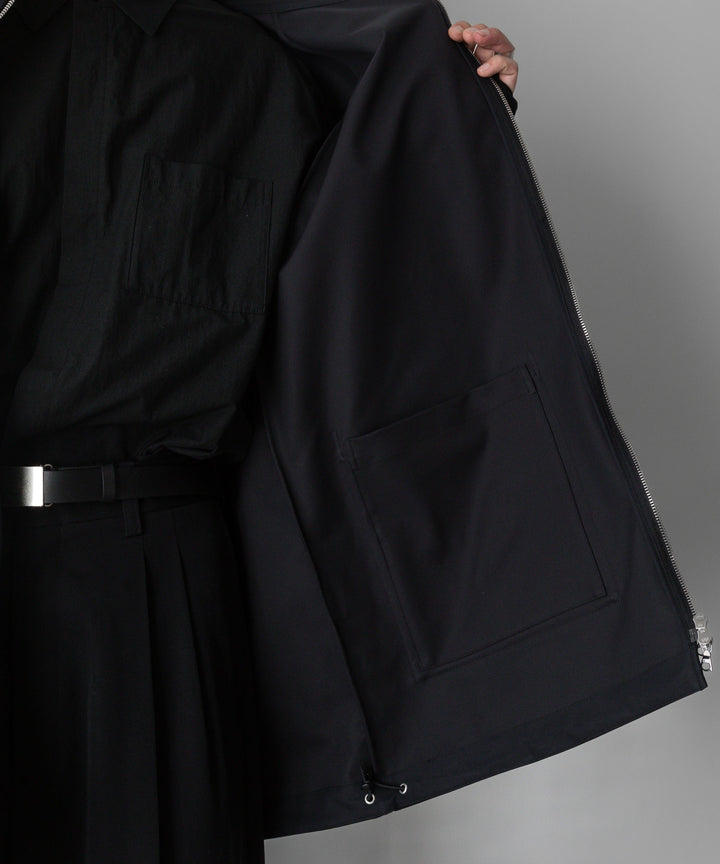 【stein】シュタイン24ss REVERSIBLE HOODED COAT - BLACK sessionセッション福岡セレクトショップ 公式通販サイト 
