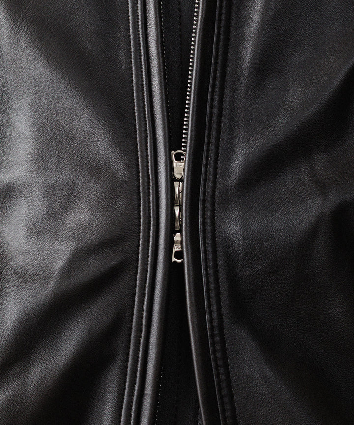 ssstein(シュタイン)のSHEEP LEATHER STAND COLLAR JACKET - VINTAGE BLACKの公式通販サイトsession福岡セレクトショップ