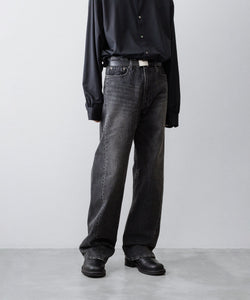 ssstein / シュタイン】TWIST CUT DENIM JEANS - BLACK | 公式通販