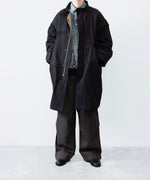 画像をギャラリービューアに読み込む, ANTHEM A アンセムエー NYLON COTTON MILITARY OVER COATのBLACK公式通販サイトsession福岡セレクトショップ
