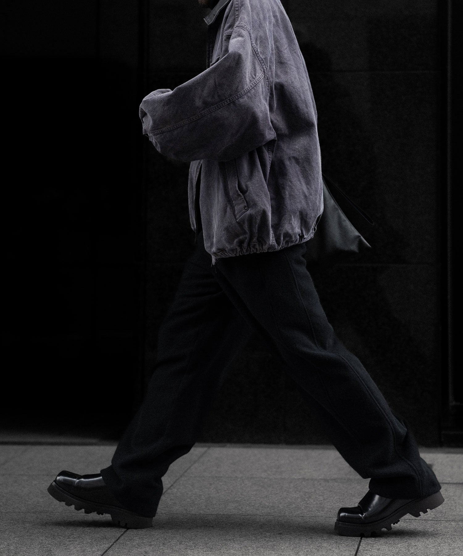 ssstein(シュタイン)のWOOL/CASHMERE FLEECE EASY TWIST TROUSERS - BLACKの公式通販サイトsession福岡セレクトショップ