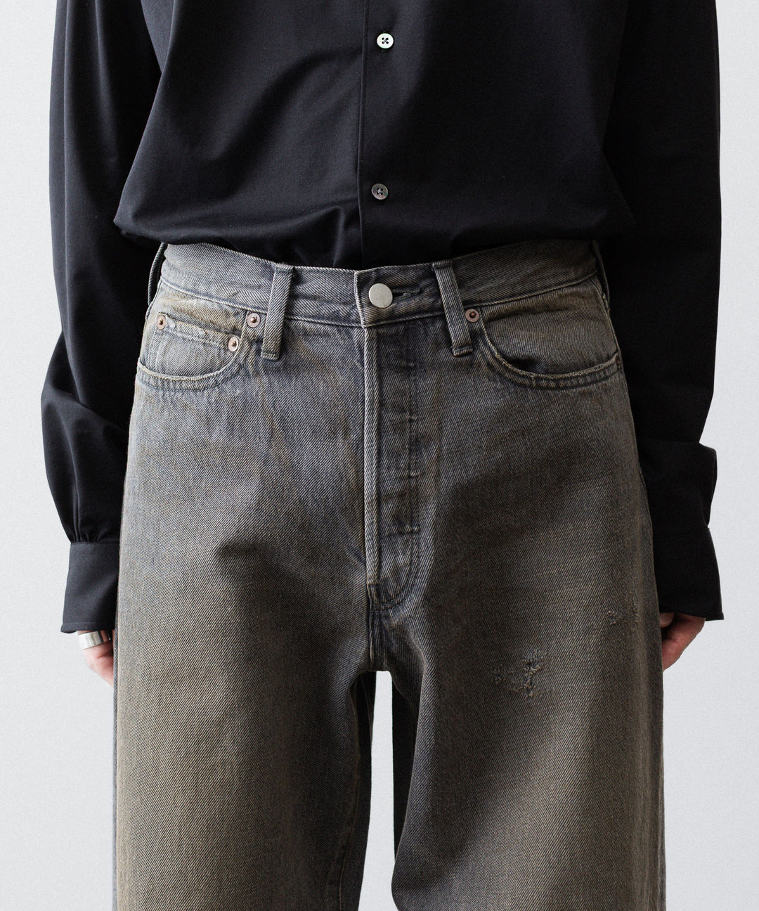 ssstein(シュタイン)のLOOSE DENIM JEANS - GREYの公式通販サイトsession福岡セレクトショップ