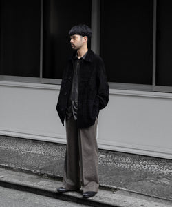 ssstein / シュタイン】COW SUEDE CAR JACKET - BLACK | 公式通販
