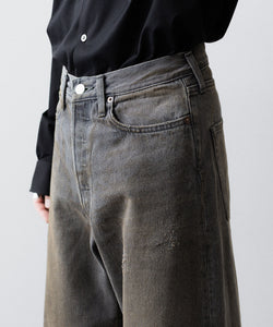ssstein / シュタイン】LOOSE DENIM JEANS - GREY | 公式通販サイト