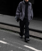 画像をギャラリービューアに読み込む, ssstein(シュタイン)のWOOL/CASHMERE FLEECE EASY TWIST TROUSERS - BLACKの公式通販サイトsession福岡セレクトショップ
