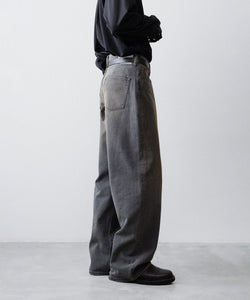 ssstein / シュタイン】LOOSE DENIM JEANS - GREY | 公式通販サイト
