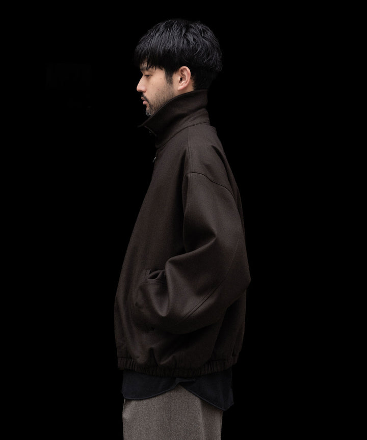 ssstein(シュタイン)のMELTON OVERSIZED ZIP JACKET - GREY BROWNの公式通販サイトsession福岡セレクトショップ