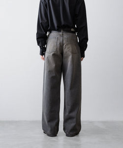 ssstein / シュタイン】LOOSE DENIM JEANS - GREY | 公式通販サイト