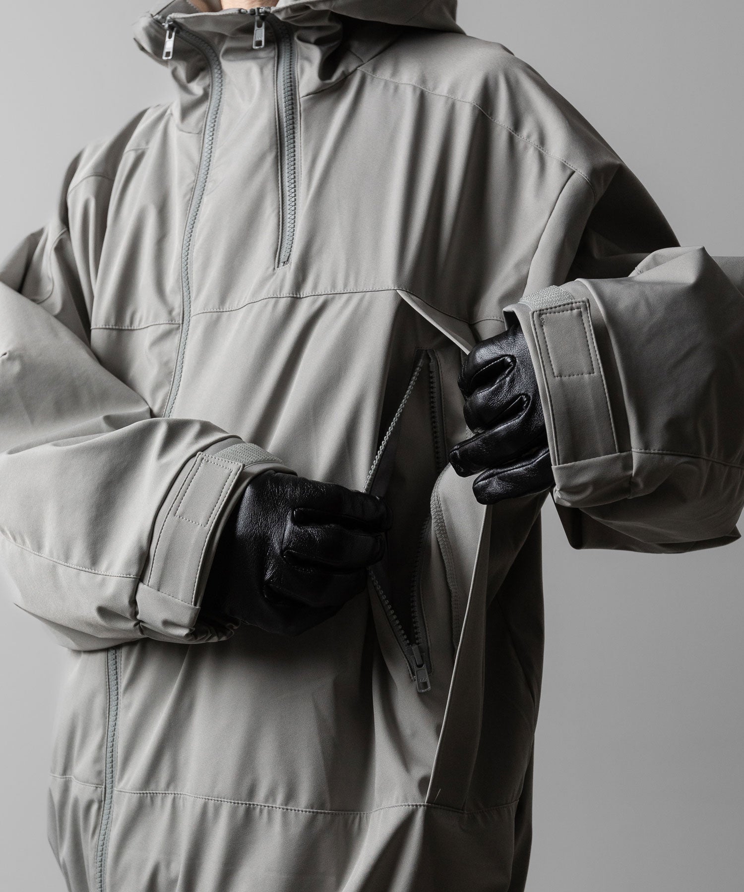 ssstein(シュタイン)のWEATHER PROTECTION HOODED JACKET - GREYの公式通販サイトsession福岡セレクトショップ